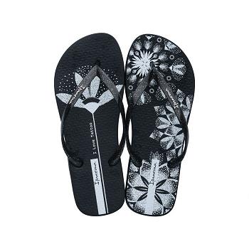 Ipanema Slippers Dames Tattoo Zwart QV7491520 Belgie